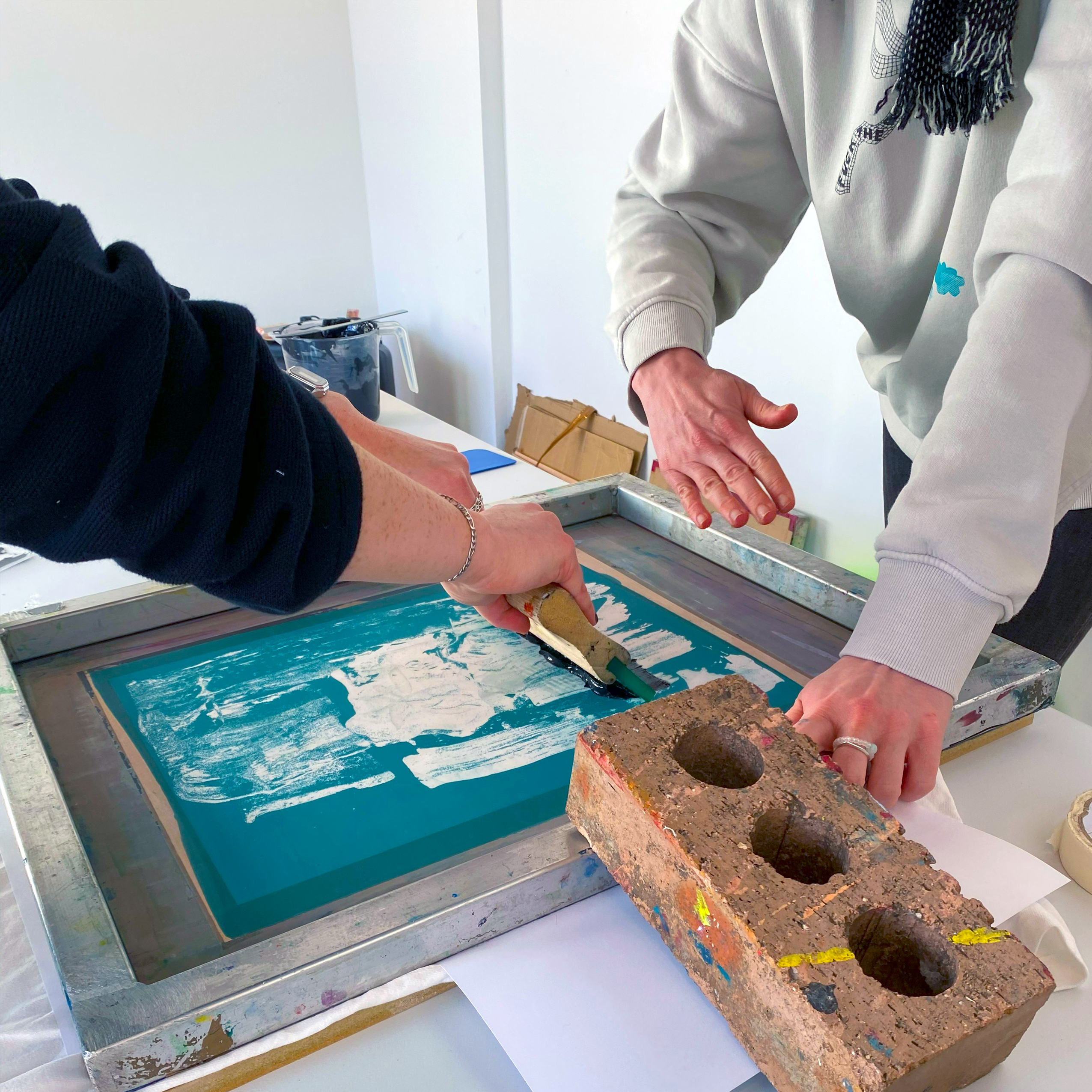 Print Empress Edinburgh organising intro to screen printing and workshops